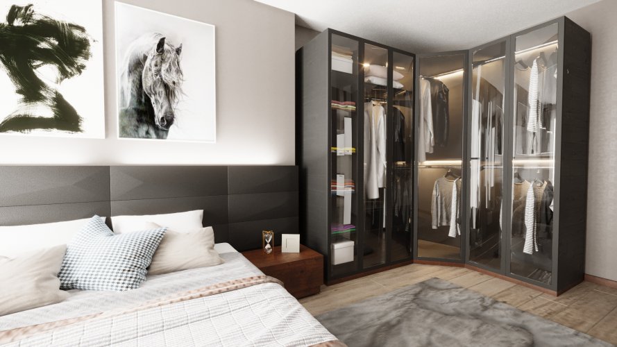 Modern Yatak Odası Dekorasyonu Projesi